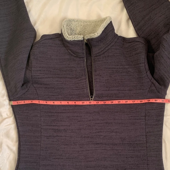 Kuhl Sweater Sz XL Skiing Gorpcore Winter Weather Sherpa 1/4 Zip EUC - Picture 11 of 14